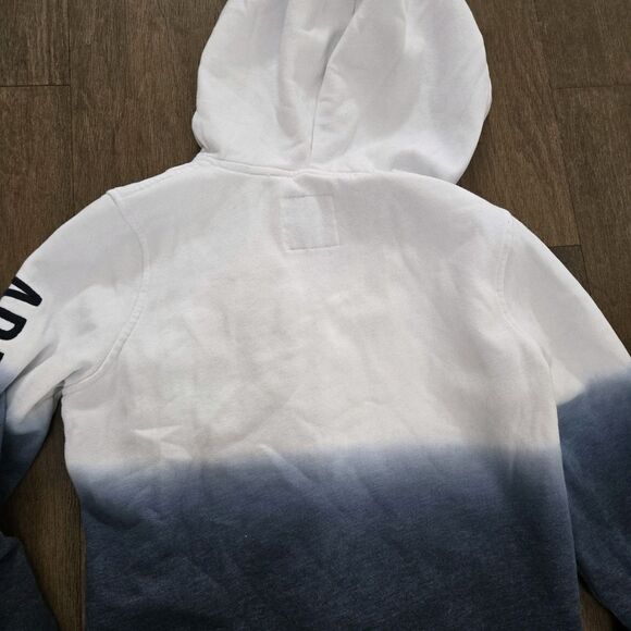 Albercombie Hoodie Sweatshirt Boys Top Size 15/16 Unisex 2 tone - Picture 9 of 9
